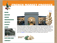 Tablet Screenshot of frenchmarketproduce.com